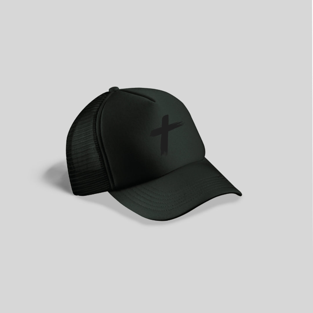 Trucker Mesh Cap „Crewlove All Black“